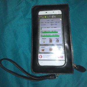 6" Smartphone Clutch Wristlet Zippered Pouch